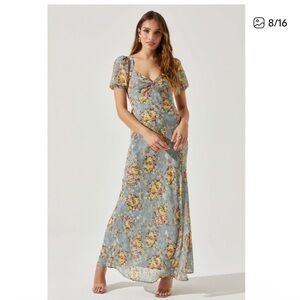Astr Floral Maxi Dress